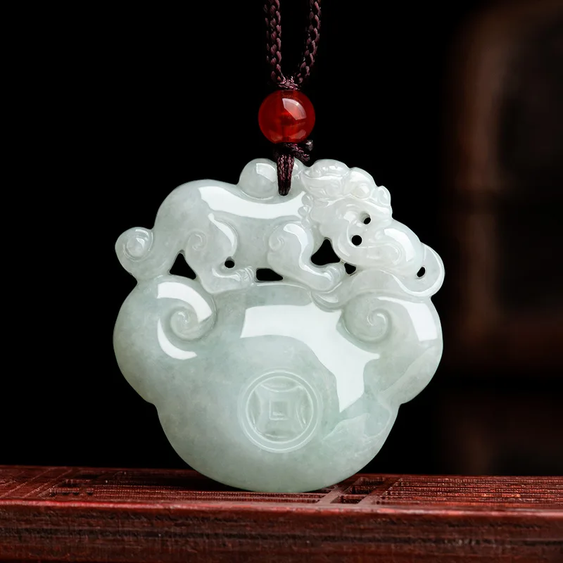 MaiChuang/Hand Carved/Jade Antique Hollow Ruyi Pixiu Emerald Necklace Pendant Boutique Jewelry Accessories MenWomen Couple Gifts
MaiChuang/Hand Carved/Jade Antique Hollow Ruyi Pixiu Emerald Necklace Pendant Boutique Jewelry Accessories MenWomen Couple Gifts