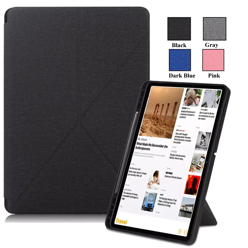 Чехол-книжка для планшета Samsung Tab S7 S8 Plus FE с держателем для ручек
Чехол-книжка для планшета Samsung Tab S7 S8 Plus FE с держателем для ручек