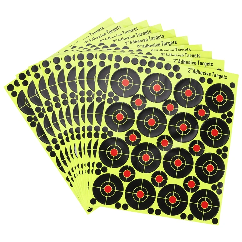 160Pcs 2 Inch Reactive Splatter Glow Florescent Paper Target For Hunting Archery Training Fireing Accessories
160Pcs 2 Inch Reactive Splatter Glow Florescent Paper Target For Hunting Archery Training Fireing Accessories