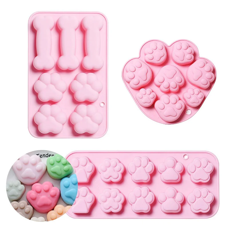 1Pcs Baking Mold Different Sizes Cat Paw Bone Silicone Mold 3D Food Supplement Rice Cake Box Cake Mold Puppy Paw Plastic Mold
1Pcs Baking Mold Different Sizes Cat Paw Bone Silicone Mold 3D Food Supplement Rice Cake Box Cake Mold Puppy Paw Plastic Mold