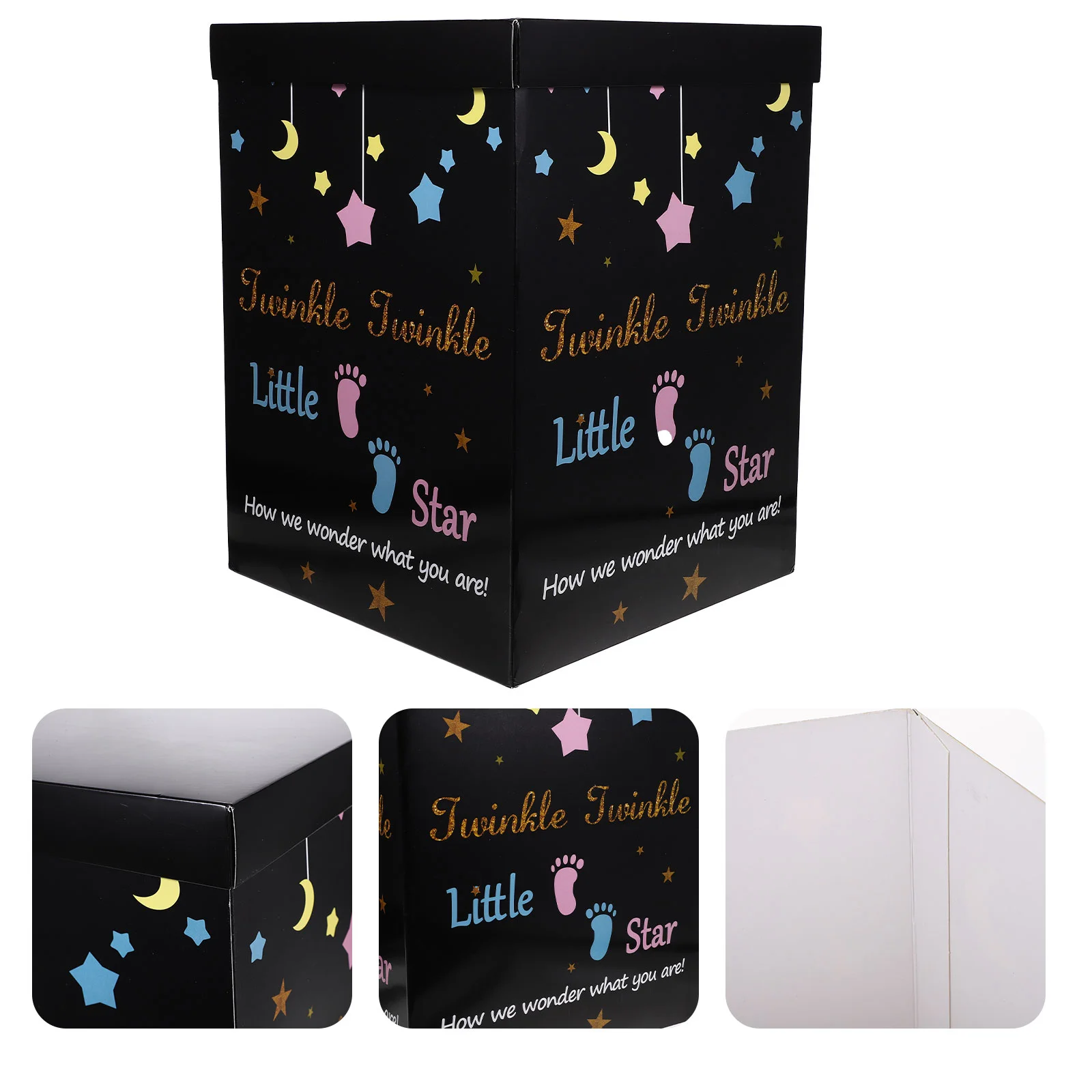 Gender Reveal Party Box Gender Reveal Balloons Box Paper Balloons Box for Baby Shower
Gender Reveal Party Box Gender Reveal Balloons Box Paper Balloons Box for Baby Shower