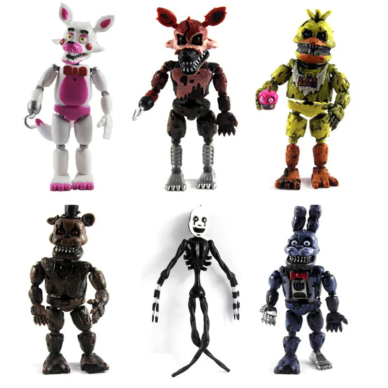2023 New FNAF Figures Cartoon Game Five Nights Freddy PVC Action Figures Bear Dolls Model Toys Children's Birthday Gift
2023 New FNAF Figures Cartoon Game Five Nights Freddy PVC Action Figures Bear Dolls Model Toys Children's Birthday Gift