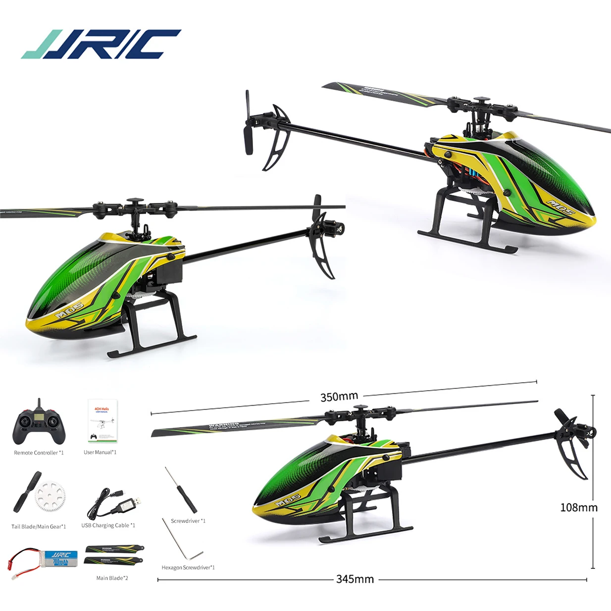 

Original JJRC M05 2.4G Remote Control Aircraft Rc Helicopter 4CH 6-Aixs Gyro Anti-collision Alttitude Hold Toy Plane Drone RTF
