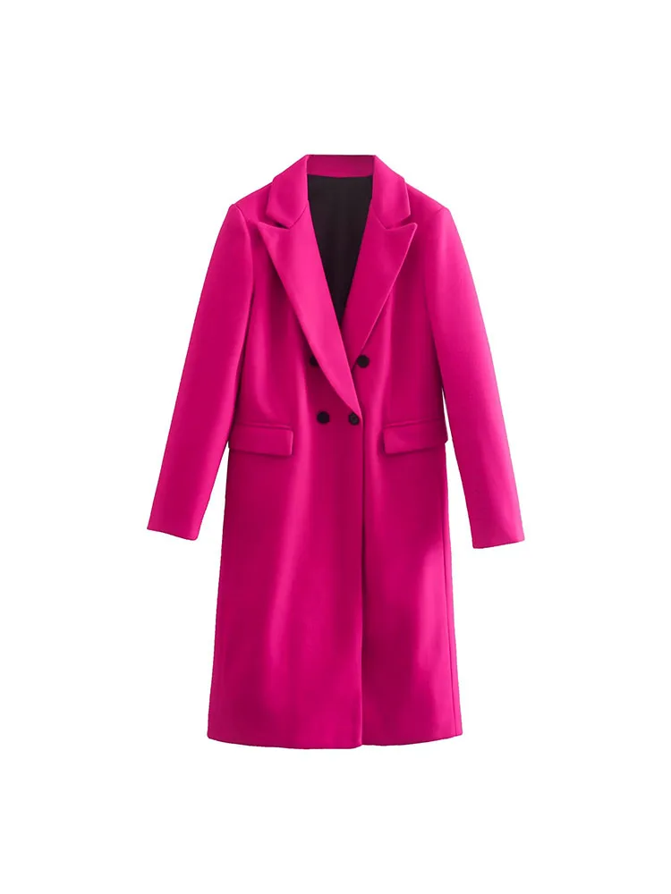 Women 2023 New Fashion Woolen Blend Neutral Wind Overcoat Coat Vintage Long Sleeve Double Breasted Female Outerwear Chic Tops
Women 2023 New Fashion Woolen Blend Neutral Wind Overcoat Coat Vintage Long Sleeve Double Breasted Female Outerwear Chic Tops