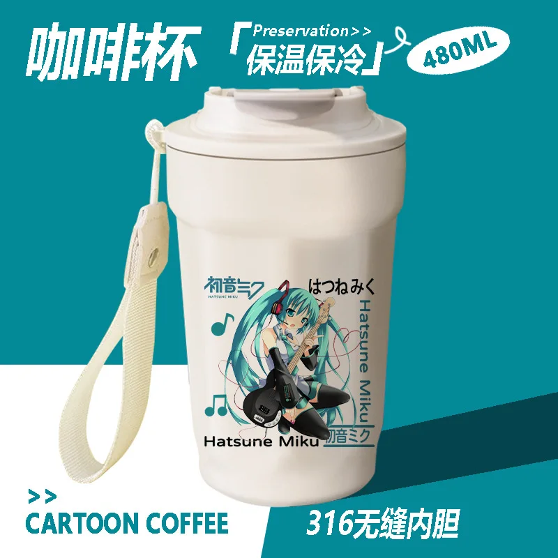 Bandai Hatsune Miku Термос из нержавеющей стали
Bandai Hatsune Miku Термос из нержавеющей стали