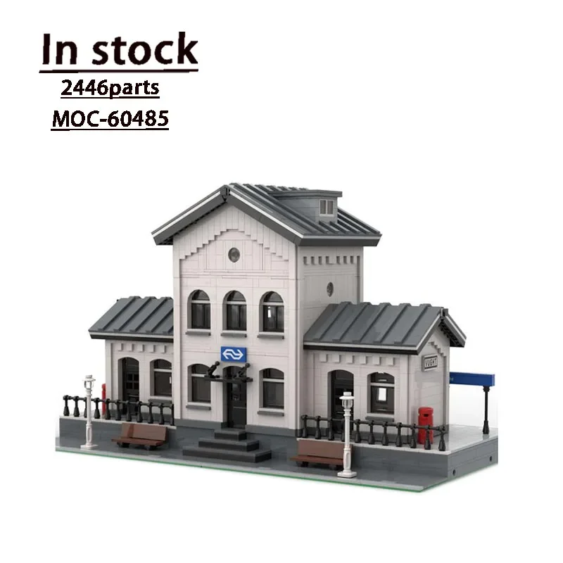 MOC-60485 Street View Vintage Train Station Assembly Splicing Building Block Model2446Building Block Parts Kids Birthday ToyGift
MOC-60485 Street View Vintage Train Station Assembly Splicing Building Block Model2446Building Block Parts Kids Birthday ToyGift