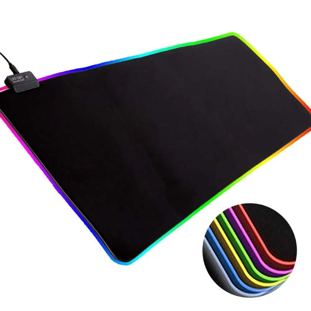 Игровой коврик для мыши со светодиодными светящимися цветными огнями RGB, коврик для клавиатуры для компьютеров
Игровой коврик для мыши со светодиодными светящимися цветными огнями RGB, коврик для клавиатуры для компьютеров