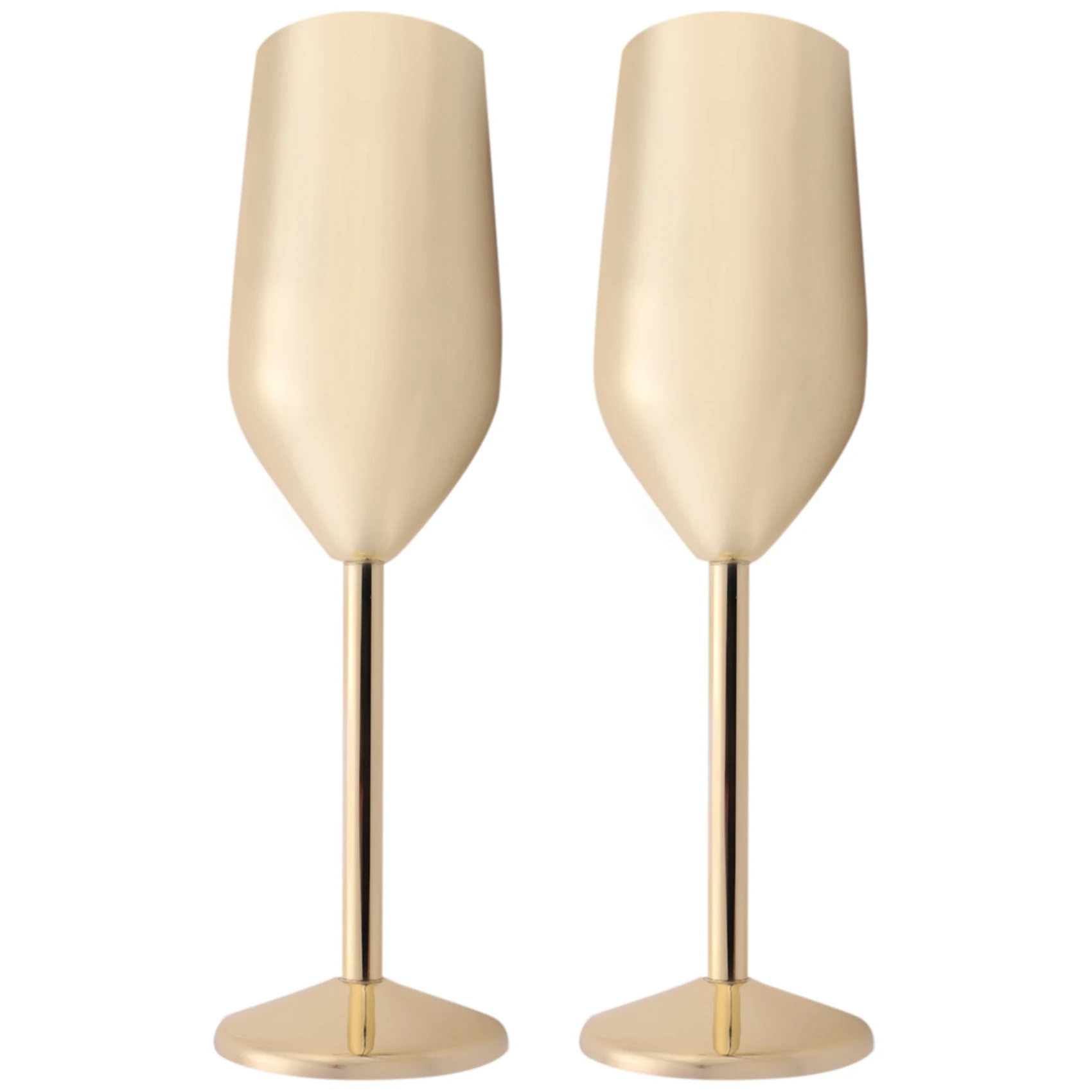 2Pcs/Set Shatterproof Stainless Champagne Glasses Brushed Gold Wedding Toasting Champagne Drink Cup Party Marriage Wine
2Pcs/Set Shatterproof Stainless Champagne Glasses Brushed Gold Wedding Toasting Champagne Drink Cup Party Marriage Wine