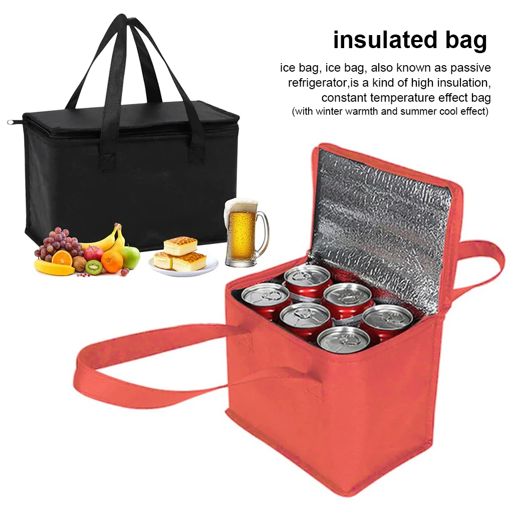 Portable Insulation Bag Warm Keeping Outdoor Activities Camping Hiking Backpacking Lunch Food Container Black/Red Small/Large
Portable Insulation Bag Warm Keeping Outdoor Activities Camping Hiking Backpacking Lunch Food Container Black/Red Small/Large
