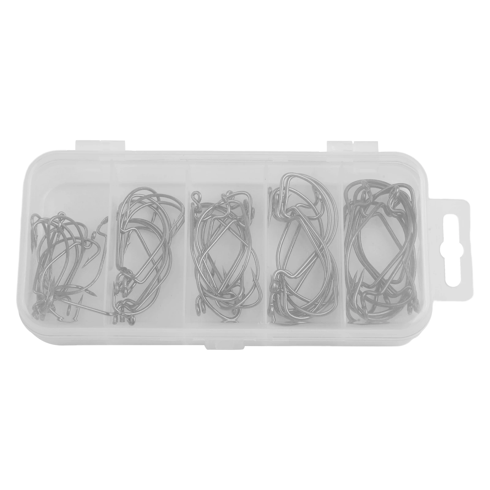 50pc Carbon Steel Wide Crank Fishing Hook Set For Soft Worm Lure Barbed Hook 2# 3/0# Fishing Group Cross-border Fishhook
50pc Carbon Steel Wide Crank Fishing Hook Set For Soft Worm Lure Barbed Hook 2# 3/0# Fishing Group Cross-border Fishhook