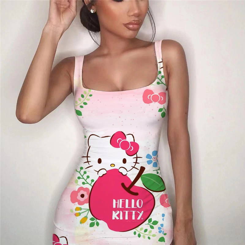 Женское платье с открытой спиной Hello Kitty, романтичное женское платье без рукавов, Красочное платье на бретельках, милое женское вечернее мин...
Женское платье с открытой спиной Hello Kitty, романтичное женское платье без рукавов, Красочное платье на бретельках, милое женское вечернее мин...