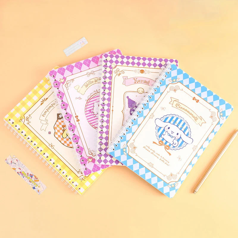 A5 Coil Book Kawaii Мультфильм Cinnamoroll Kuromi Melody KT Cat клетчатая раскраска страниц для милой девушки
A5 Coil Book Kawaii Мультфильм Cinnamoroll Kuromi Melody KT Cat клетчатая раскраска страниц для милой девушки