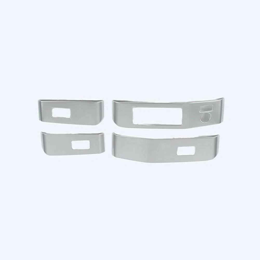 4PCS Decoration Fashion Lift Panel Switch Cover Trim Silver Titanium Stainless Steel For Toyota Highlander 20-22 Easy Use
4PCS Decoration Fashion Lift Panel Switch Cover Trim Silver Titanium Stainless Steel For Toyota Highlander 20-22 Easy Use