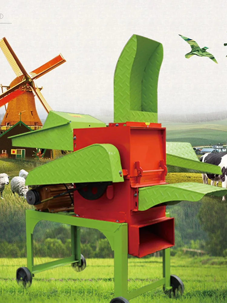 Household straw crusher shredder kneading machine 220v breeding special corn stalk large three-phase multi-function
Household straw crusher shredder kneading machine 220v breeding special corn stalk large three-phase multi-function