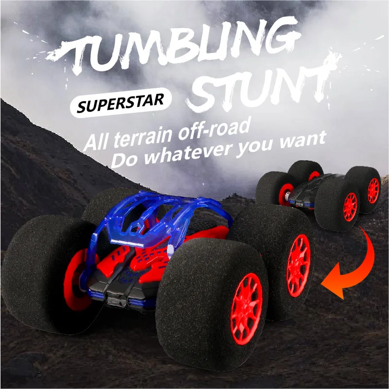 RC Car MINI 4WD 360° Flip Radio Off-Road 2.4GH Toy Light Music Drift Dancing Twist Stunt Remote Controlled Car for Kids
RC Car MINI 4WD 360° Flip Radio Off-Road 2.4GH Toy Light Music Drift Dancing Twist Stunt Remote Controlled Car for Kids