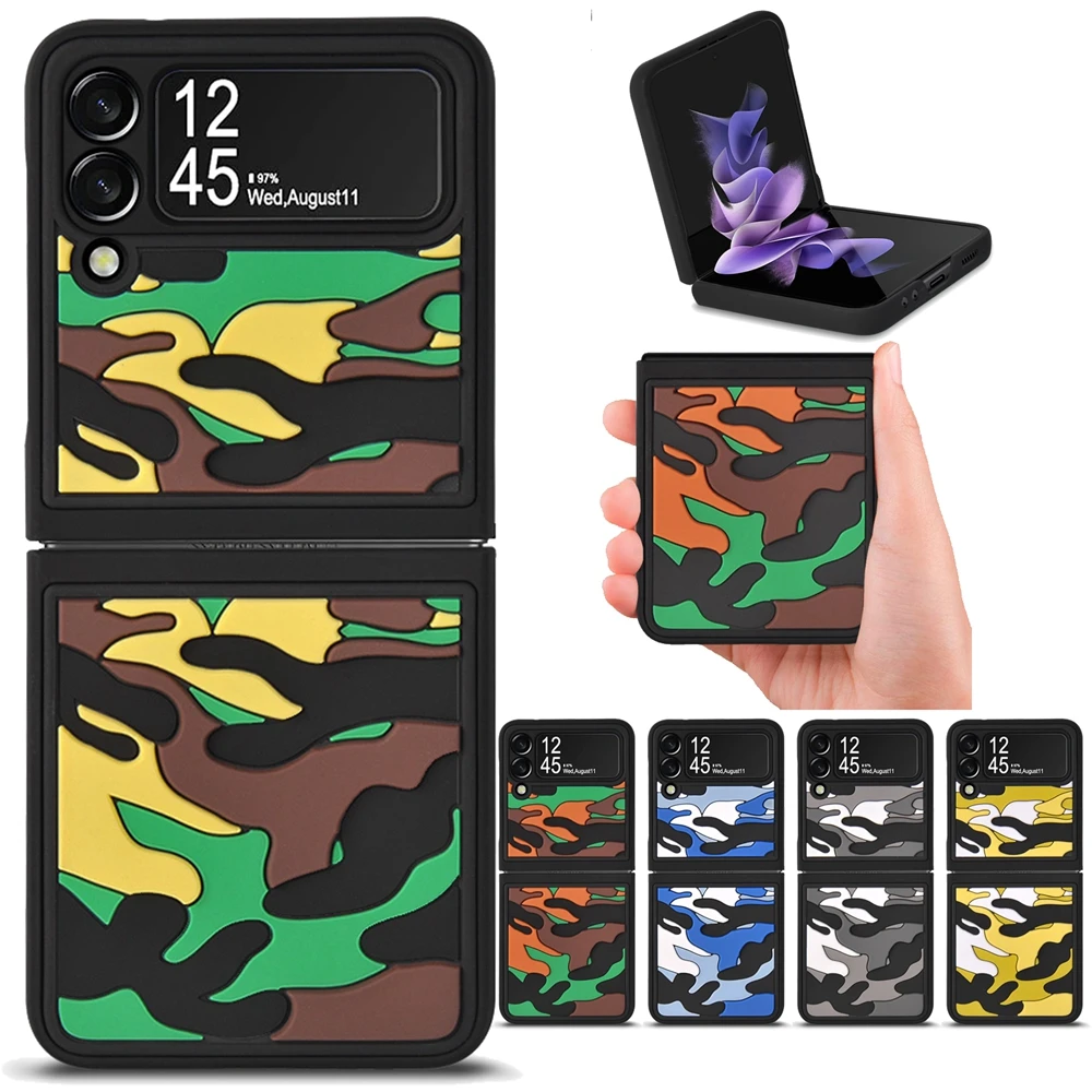 Силиконовый чехол-книжка Galaxi Z Flip3 ZFlip 3 для Samsung Galaxy Z, чехол-книжка с 3 искусственными рисунками, 3D Камуфляжный матовый чехол для задней панели...
Силиконовый чехол-книжка Galaxi Z Flip3 ZFlip 3 для Samsung Galaxy Z, чехол-книжка с 3 искусственными рисунками, 3D Камуфляжный матовый чехол для задней панели...