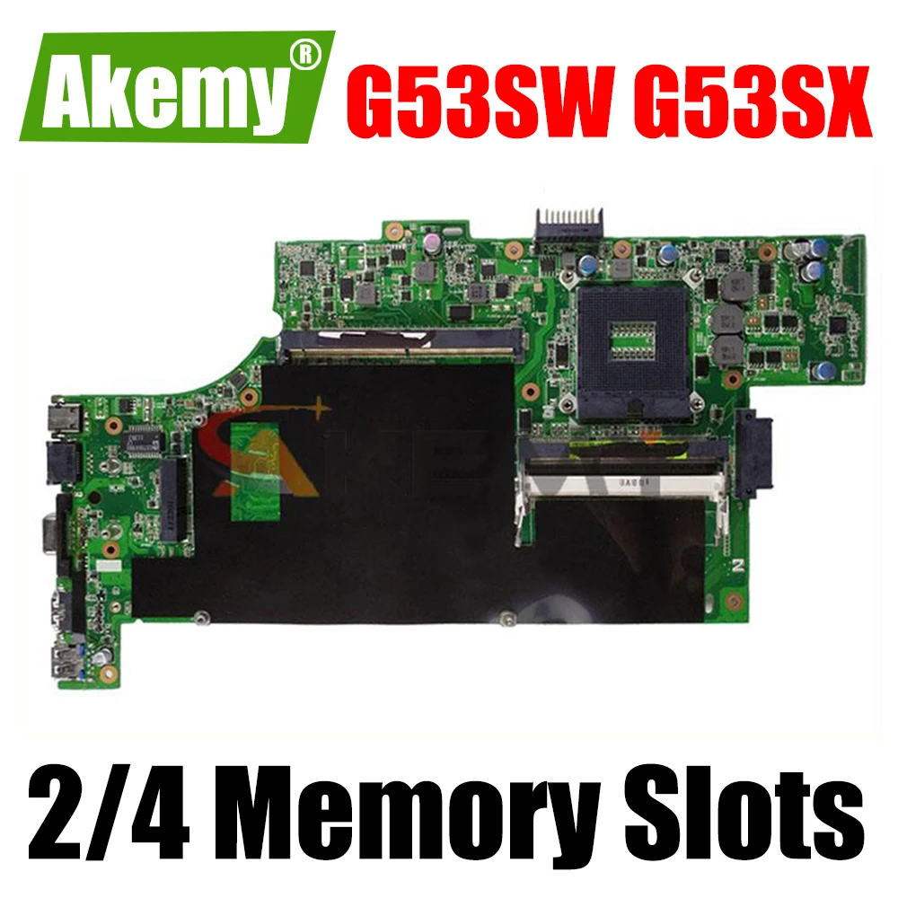 G53SW G53SX Laptop Motherboard for ASUS G53SW G53SX VX7 G53S Original Mainboard HM65 2 Memory Slots 4 Memory Slots
G53SW G53SX Laptop Motherboard for ASUS G53SW G53SX VX7 G53S Original Mainboard HM65 2 Memory Slots 4 Memory Slots
