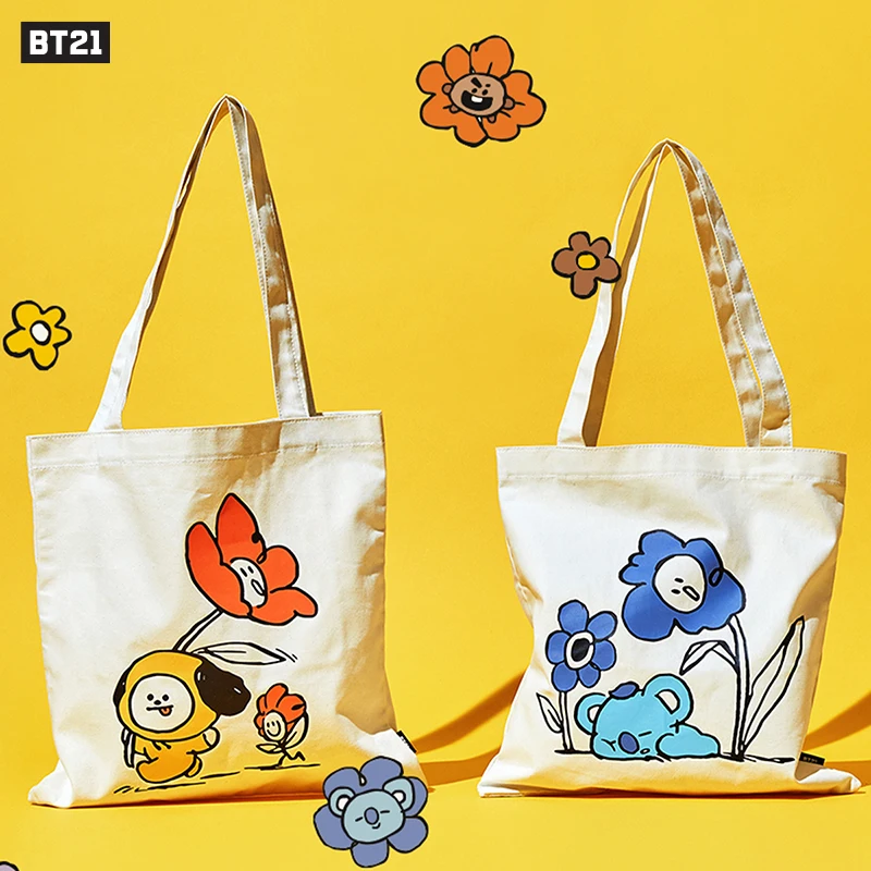 Kawaii 16 дюймов Bt21 Цветочная линия друзей экологически безопасная сумка через плечо мультфильм анимация модная дорожная сумка через плечо
Kawaii 16 дюймов Bt21 Цветочная линия друзей экологически безопасная сумка через плечо мультфильм анимация модная дорожная сумка через плечо