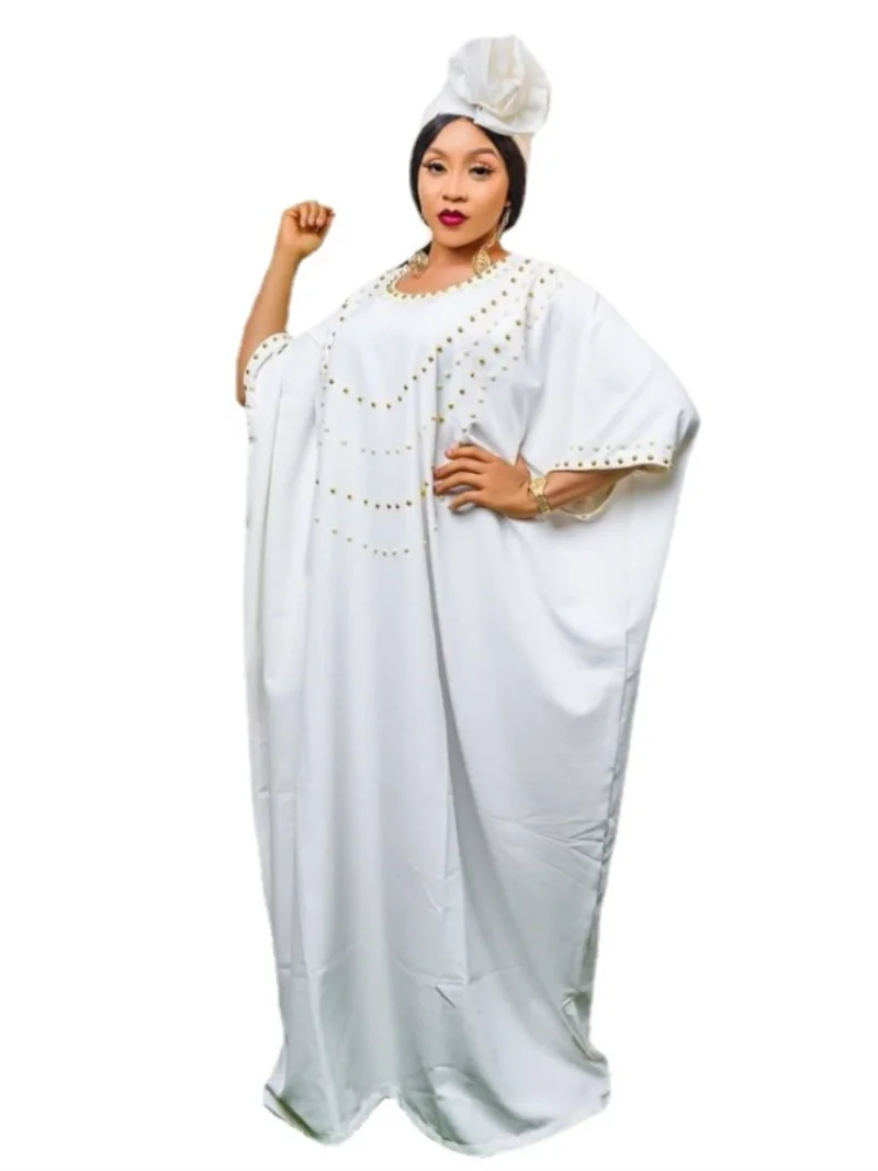 African Maxi Dress Women Batwing Sleeve Loose Boubou Africa Clothing Fashion Solid Streetwear Bazin Riche Dashiki African Dress
African Maxi Dress Women Batwing Sleeve Loose Boubou Africa Clothing Fashion Solid Streetwear Bazin Riche Dashiki African Dress