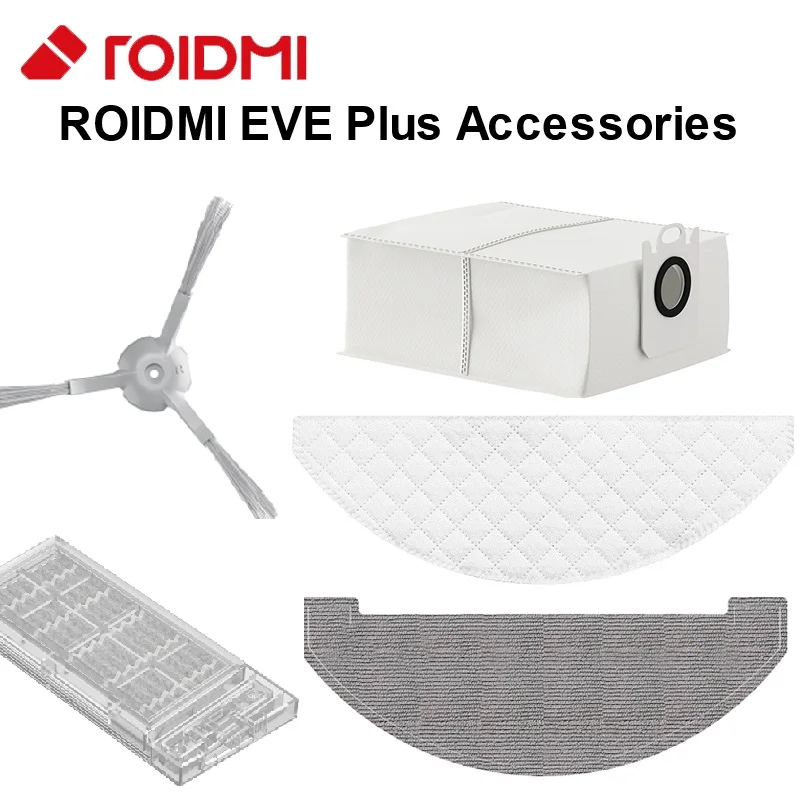 Запчасти для пылесоса ROIDMI EVE Plus, оригинальный пылесборник, Швабра, вращающаяся щетка, фильтр, боковая щетка, аксессуары
Запчасти для пылесоса ROIDMI EVE Plus, оригинальный пылесборник, Швабра, вращающаяся щетка, фильтр, боковая щетка, аксессуары