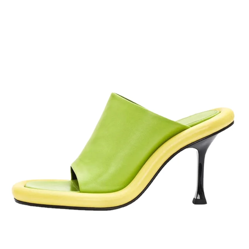 2023 Summer Brand New Platform Slippers for Women Fashion High Heels Mixed Color Design Sweet Comfort Square Toe Shoes Size 43
2023 Summer Brand New Platform Slippers for Women Fashion High Heels Mixed Color Design Sweet Comfort Square Toe Shoes Size 43