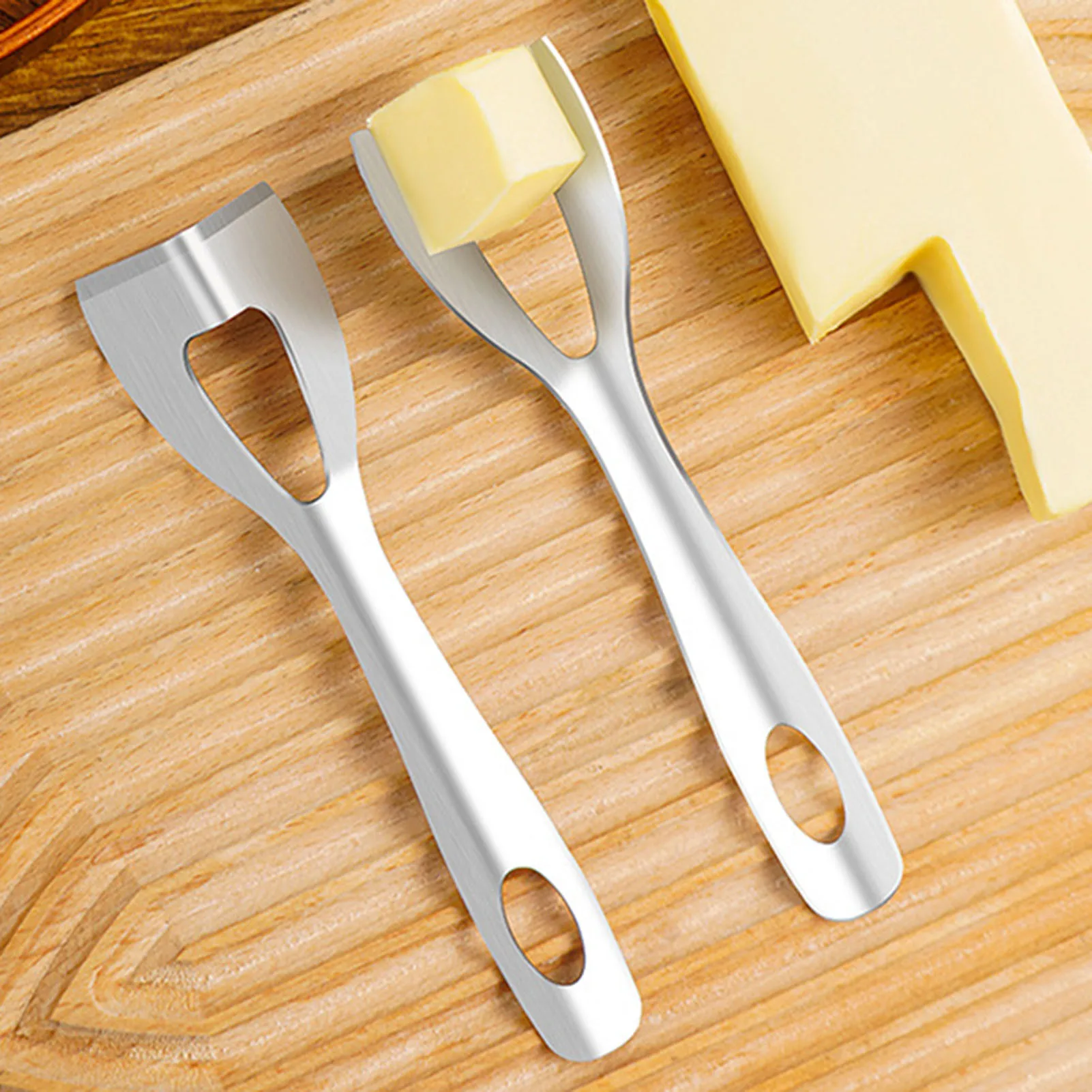 Stainless Steel Cheese Butter Cutter Cheese Dough Cutters Kitchen Tools Multi Purpose Cheese Slicer With Anti Slip Handle
Stainless Steel Cheese Butter Cutter Cheese Dough Cutters Kitchen Tools Multi Purpose Cheese Slicer With Anti Slip Handle