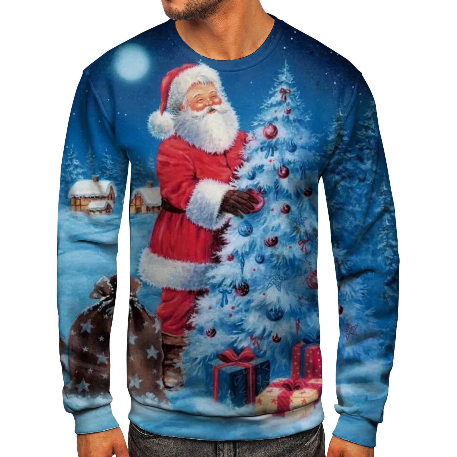 Men Winter Autumn Casual O Neck Long Sleeve Christmas Printed Pullover Oversize blouse tops Sports Outfits patchwork
Men Winter Autumn Casual O Neck Long Sleeve Christmas Printed Pullover Oversize blouse tops Sports Outfits patchwork