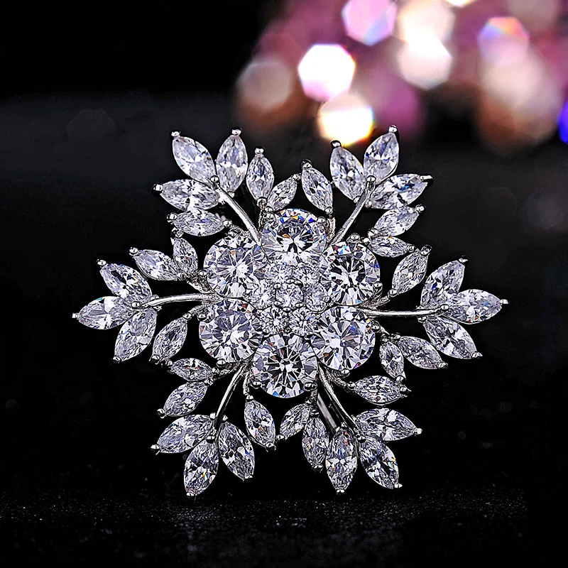 Brooch High-End Female Corsage Pin Luxury Elegant Exquisite Design Sense Niche Snowflake High Sense Suit Female Accessories
Brooch High-End Female Corsage Pin Luxury Elegant Exquisite Design Sense Niche Snowflake High Sense Suit Female Accessories