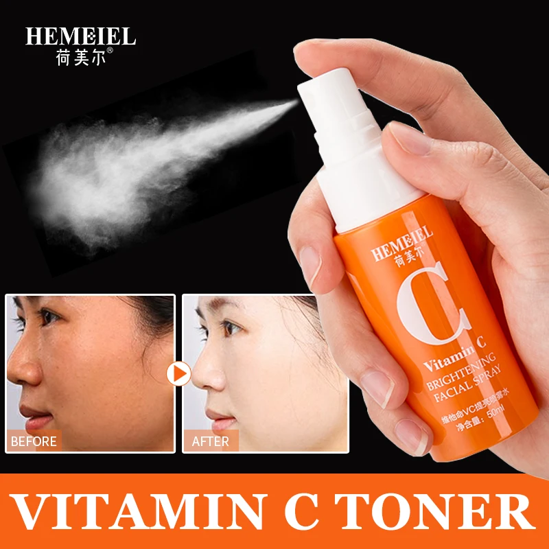 HEMEIEL 100% Vitamin C Serum Whitening Brighten Facial Spray Moisturizing Toner Shrink Pores Oil Control Anti Aging Face Essense
HEMEIEL 100% Vitamin C Serum Whitening Brighten Facial Spray Moisturizing Toner Shrink Pores Oil Control Anti Aging Face Essense