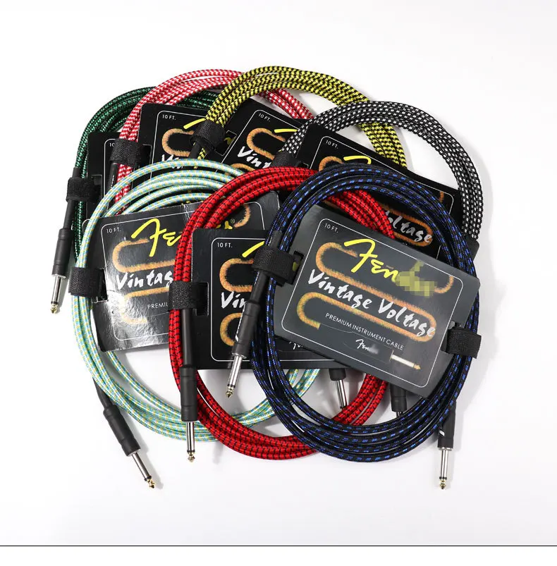 Fender Electric Guitar Connection Cable,Bass Electric Amplifier Box Audio Cable ,Guitar EQ Audio Line 3 Meters
Fender Electric Guitar Connection Cable,Bass Electric Amplifier Box Audio Cable ,Guitar EQ Audio Line 3 Meters