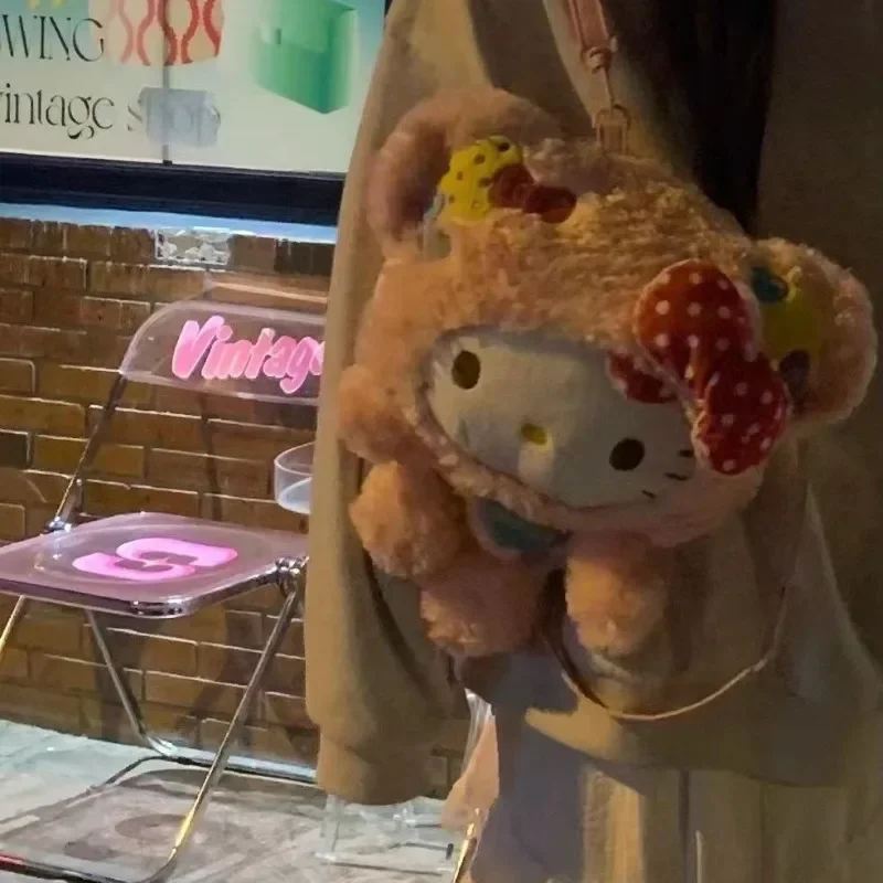 Милый плюшевый ранец Sanrio из аниме Hello Kitty, милый мультяшный милый вместительный милый рюкзак, Универсальный розовый нишевый для девочек
Милый плюшевый ранец Sanrio из аниме Hello Kitty, милый мультяшный милый вместительный милый рюкзак, Универсальный розовый нишевый для девочек