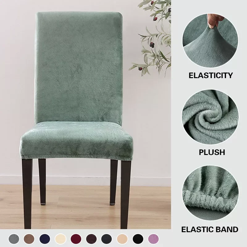 Velvet Dining Chair Covers Stretch Chair Covers for Dining Room Solid Color Chair Protector Covers Slipcover Parson Chair Covers
Velvet Dining Chair Covers Stretch Chair Covers for Dining Room Solid Color Chair Protector Covers Slipcover Parson Chair Covers