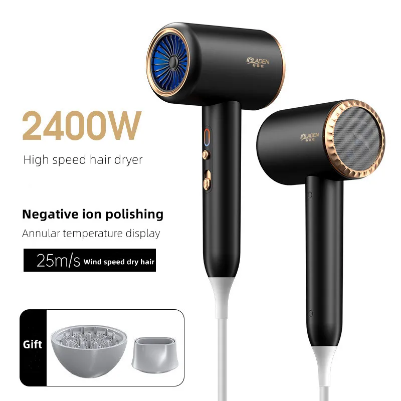 2400W High-Power Hair Dryer Household Quick Drying Blue Negative Ion Hair Dryer Pefessional Hair Dryer High-Speed
2400W High-Power Hair Dryer Household Quick Drying Blue Negative Ion Hair Dryer Pefessional Hair Dryer High-Speed