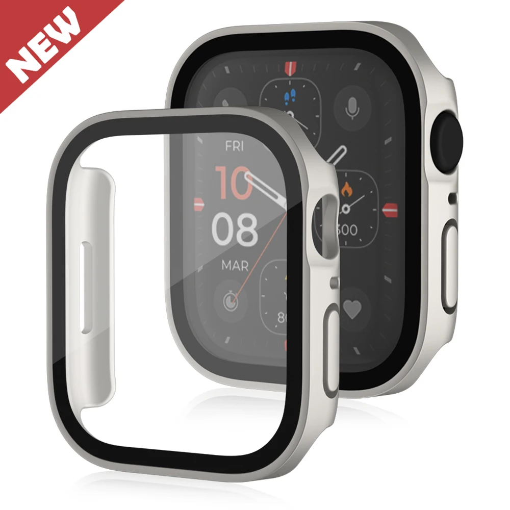Waterproof Watch Case Tempered Glass for apple watch cover 40mm 44mm 41mm 45mm protector Straight Edge IWatch serie 8 7 6 SE 5 4
Waterproof Watch Case Tempered Glass for apple watch cover 40mm 44mm 41mm 45mm protector Straight Edge IWatch serie 8 7 6 SE 5 4