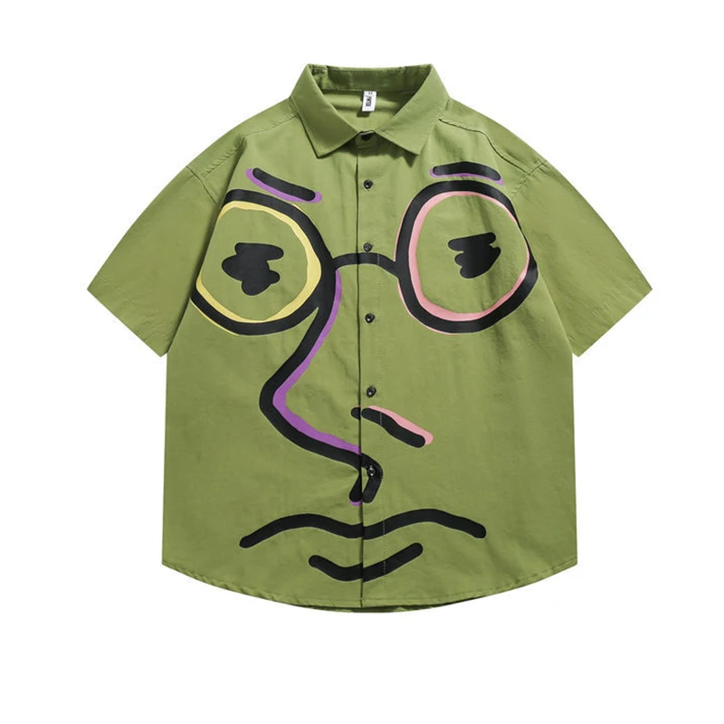 Новинка 2022, летняя Свободная Повседневная рубашка в стиле Харадзюку для мужчин и женщин, Корейская трендовая РУБАШКА УНИСЕКС в гонконгском ...
Новинка 2022, летняя Свободная Повседневная рубашка в стиле Харадзюку для мужчин и женщин, Корейская трендовая РУБАШКА УНИСЕКС в гонконгском ...