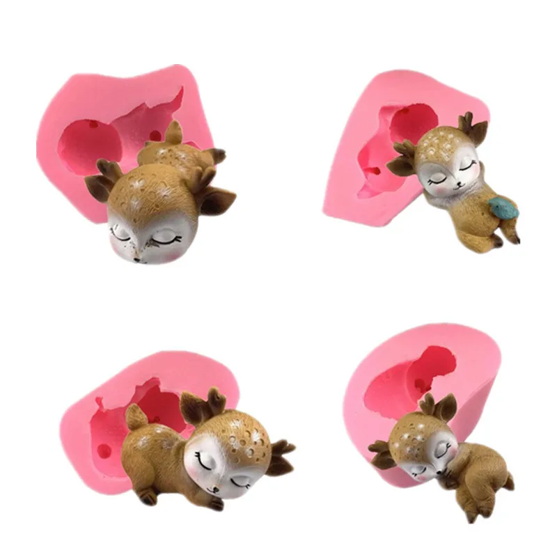 Cute Deer Silicone Cake Mold DIY Fondant Cake Decoration Tool Chocolate Jelly Pudding Mold Baking Pastry Cooking Accessories
Cute Deer Silicone Cake Mold DIY Fondant Cake Decoration Tool Chocolate Jelly Pudding Mold Baking Pastry Cooking Accessories
