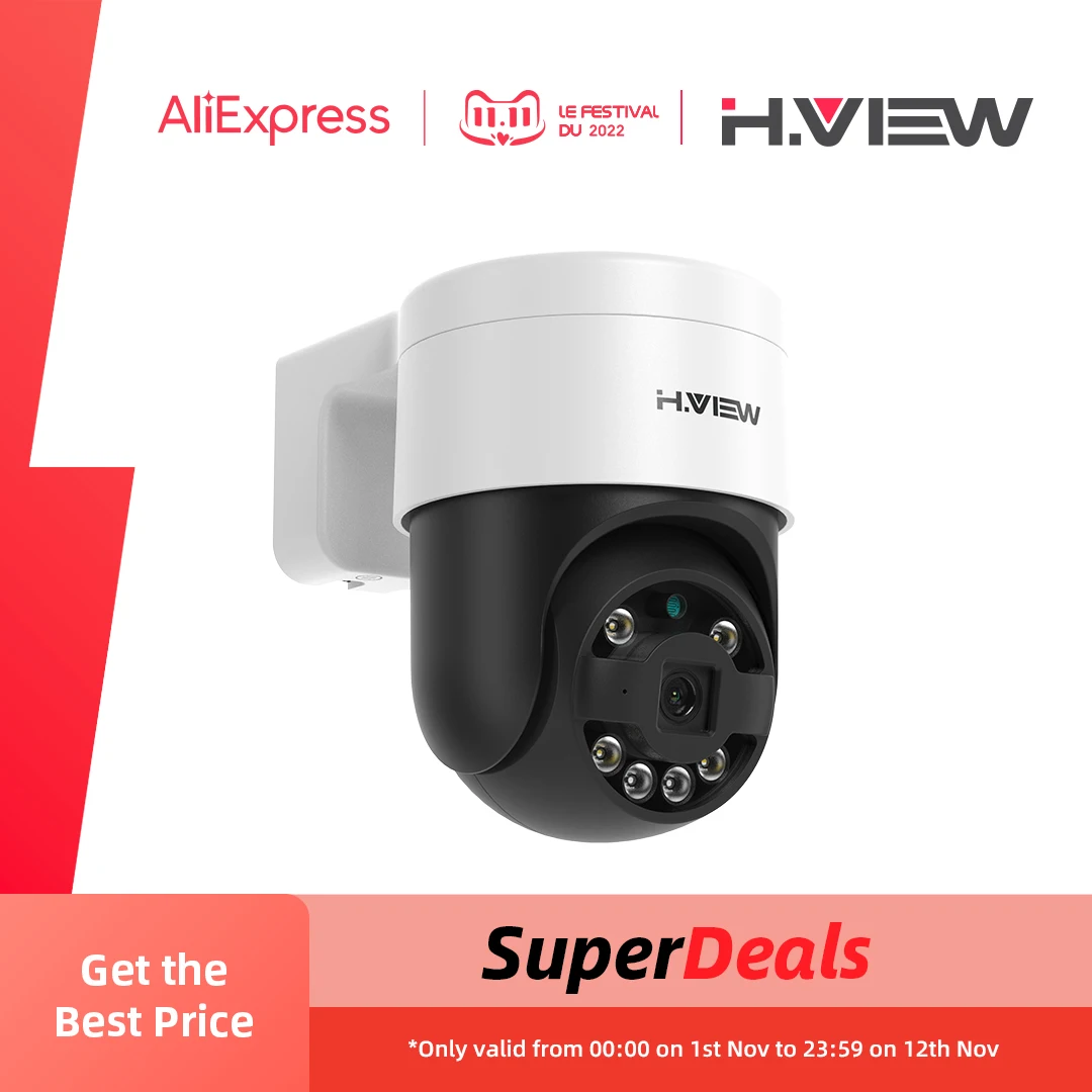 H.view 4K Уличная камера Ptz H.265 Ultra HD POE 5 8Мп IP-камера с распознаванием лица цветным