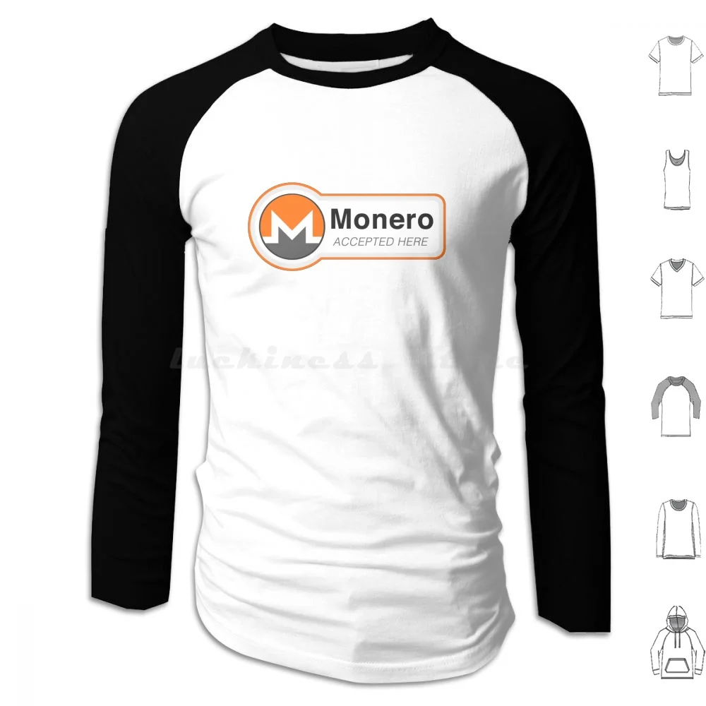 

Monero Accepted Here Hoodies Long Sleeve Xmr Monero Btc Ltc Eth Navcoin Nav Coin Bitcoin Ether Ethereum Pay Payment