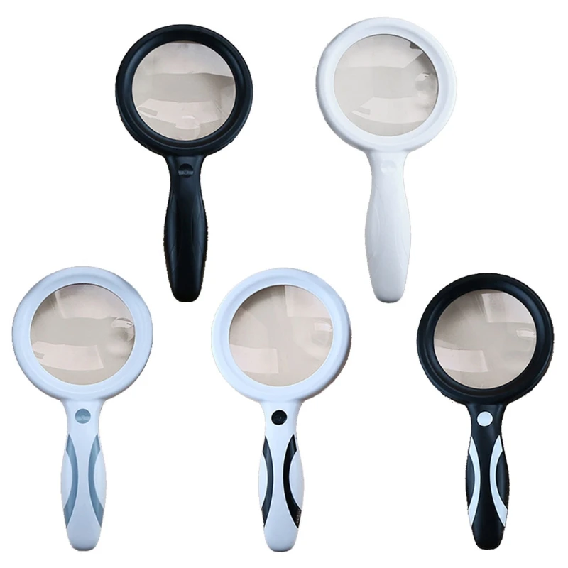 Портативное увеличительное стекло 2/13X ручное увеличительное стекло для чтения для пожилых детей светодиодный светильник кой и резиновой р... 
Портативное увеличительное стекло 2/13X ручное увеличительное стекло для чтения для пожилых детей светодиодный светильник кой и резиновой р...