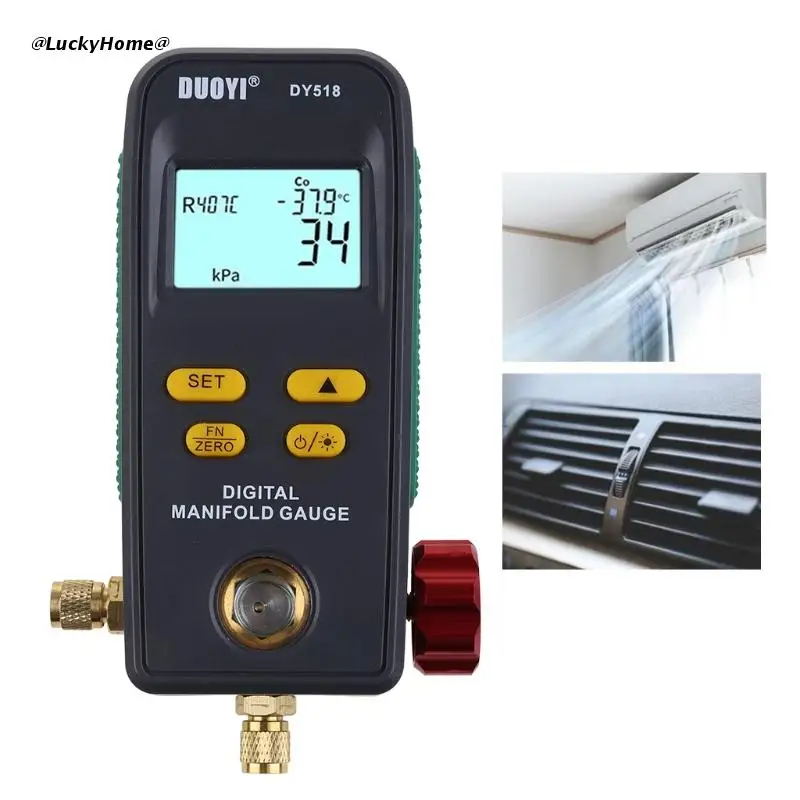 Refrigeration Manifold HVAC Gauge Pressure Tester For Vehicle Air Conditioner 
Refrigeration Manifold HVAC Gauge Pressure Tester For Vehicle Air Conditioner
