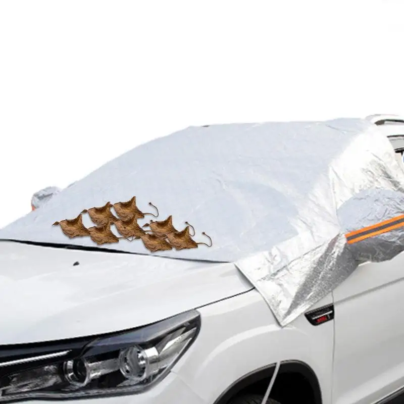 Windshield Snow Cover Full-Coverage Heavy Duty Ultra Thick Protective Windscreen Cover 14.96x11.02x3.15inch Snow UV Ice
Windshield Snow Cover Full-Coverage Heavy Duty Ultra Thick Protective Windscreen Cover 14.96x11.02x3.15inch Snow UV Ice