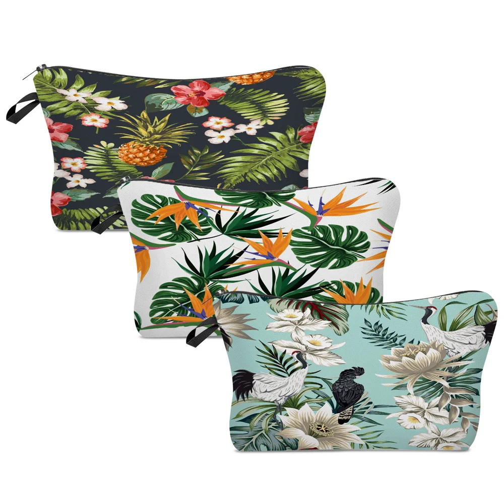 Women Portable Cosmetic Bags Plant Print Wash Bag Pouch Travel Storage Zip Toiletries Organizer Female Pocket Money Bag
Women Portable Cosmetic Bags Plant Print Wash Bag Pouch Travel Storage Zip Toiletries Organizer Female Pocket Money Bag