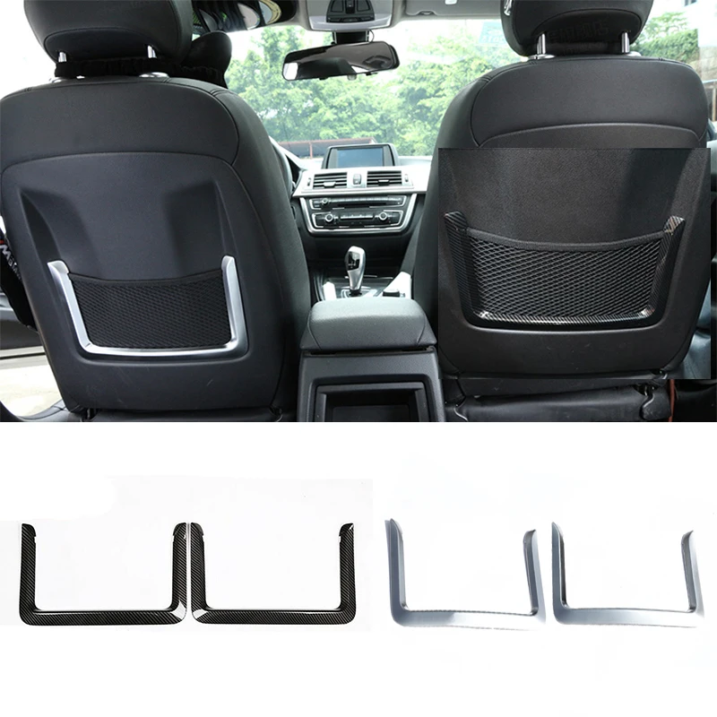 For BMW 1 2 3 4 Series 3GT F30 F34 F20 2pcs Carbon Fiber Color Car Seat Back Net Frame Trim Car Interior Accessories
For BMW 1 2 3 4 Series 3GT F30 F34 F20 2pcs Carbon Fiber Color Car Seat Back Net Frame Trim Car Interior Accessories