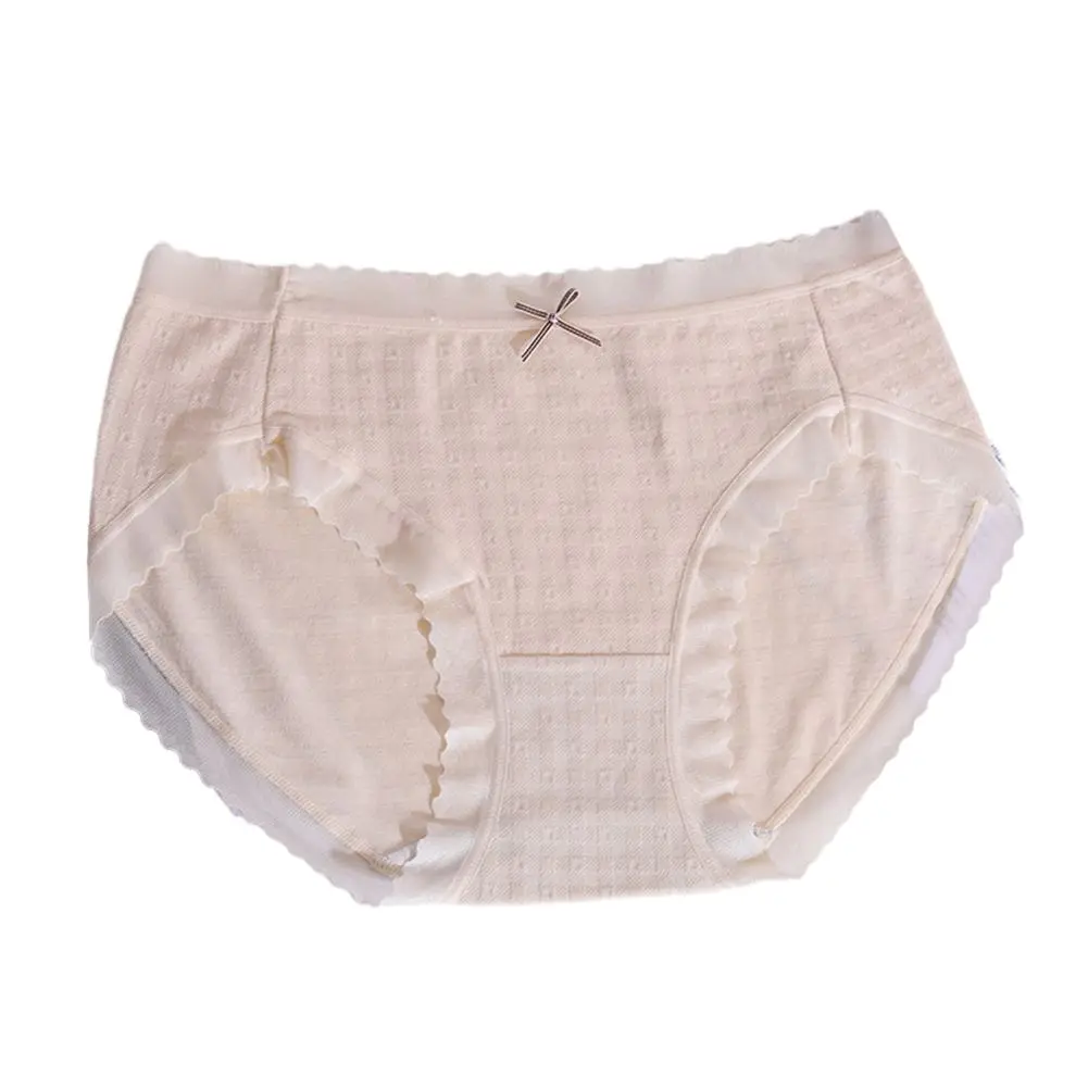 Cotton Women's Underwear Breathable Cute Plaid Lace Briefs Panties Sexy Bikini Comfortable Underpants Female Thin Knickers
Cotton Women's Underwear Breathable Cute Plaid Lace Briefs Panties Sexy Bikini Comfortable Underpants Female Thin Knickers