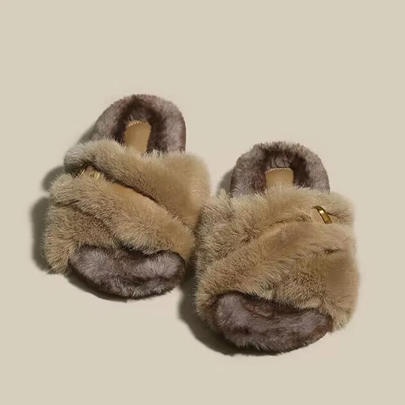 Winter Fur Women Slippers Flats Platform Warm Boots 2022 New Slingback Short Plush Flip-flops Casual Women Cotton Mules Shoes
Winter Fur Women Slippers Flats Platform Warm Boots 2022 New Slingback Short Plush Flip-flops Casual Women Cotton Mules Shoes