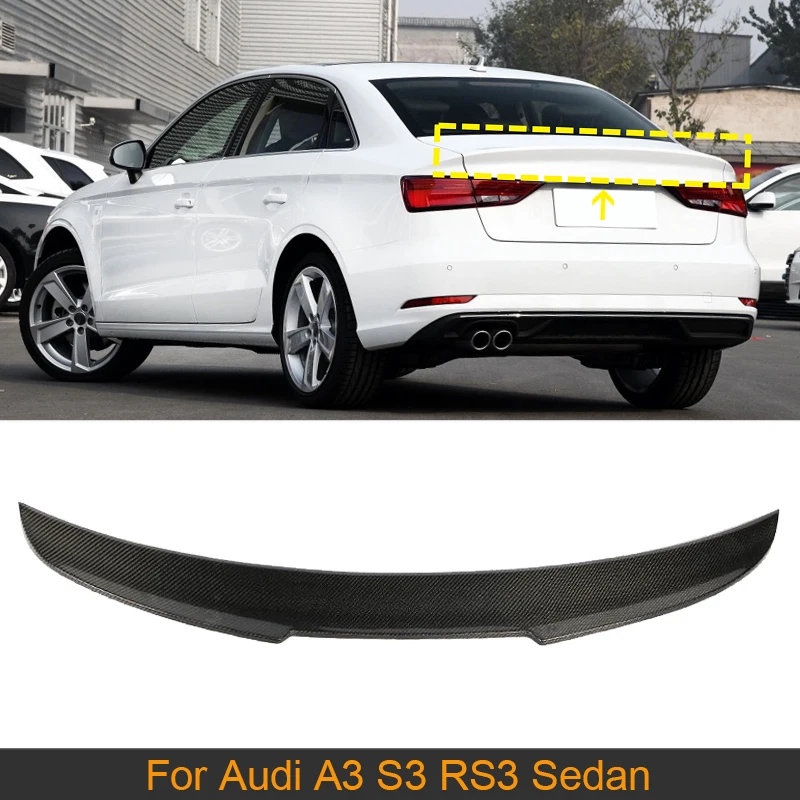 Автомобильная лампа из углеродного волокна для Audi A3 S3 RS3 4 Двери Седан 2014 - 2019 Автомобильный задний багажник губа крыло спойлер
Автомобильная лампа из углеродного волокна для Audi A3 S3 RS3 4 Двери Седан 2014 - 2019 Автомобильный задний багажник губа крыло спойлер