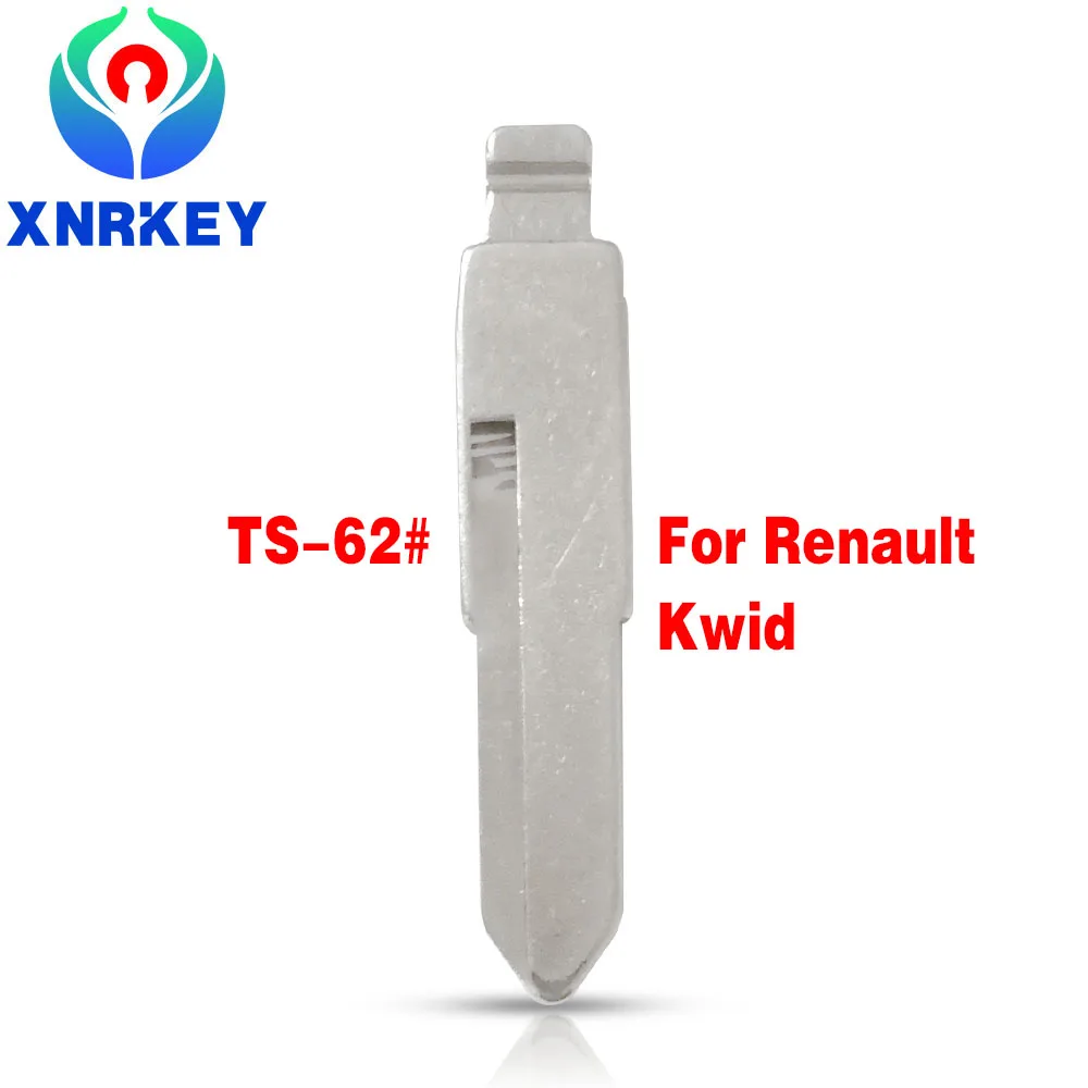 

XNRKEY 10 Pcs Replacement Car Blank Key Blade #TS-62 KD VVDI JMD for Renault Remote Key Blade