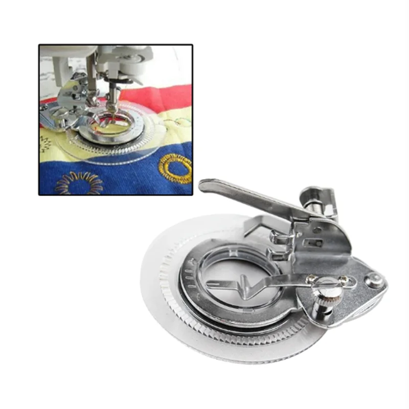 Embroidery Round Stitch Presser Foot Multifunction Sewing Machine Circular Embroidery Flower Stitch Presser Foot
Embroidery Round Stitch Presser Foot Multifunction Sewing Machine Circular Embroidery Flower Stitch Presser Foot