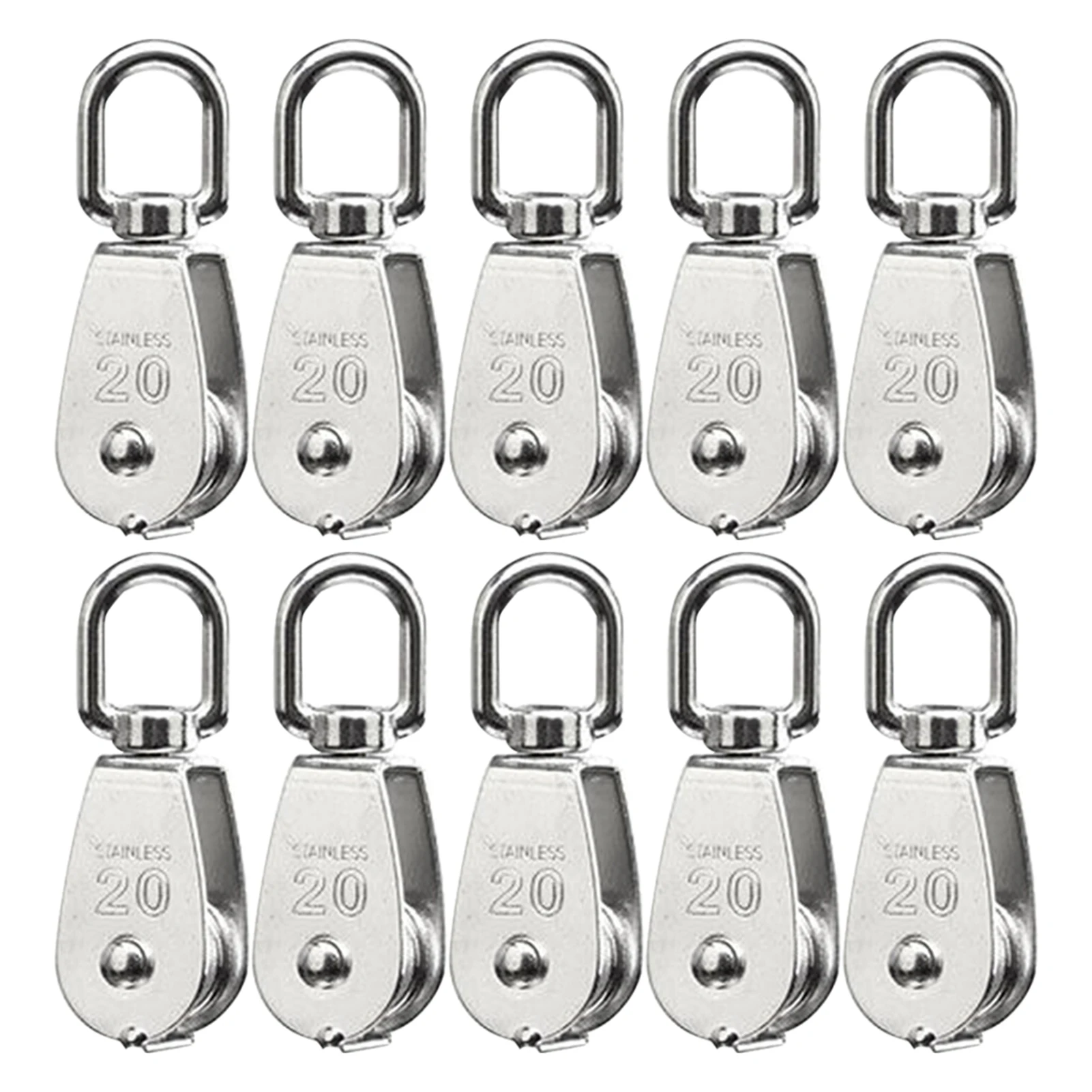 10pcs/set Training Swivel Hook Fitness Equipment Lifting Crane Stainless Steel Durable Single Pulley Block Towing Wheel Exercise
10pcs/set Training Swivel Hook Fitness Equipment Lifting Crane Stainless Steel Durable Single Pulley Block Towing Wheel Exercise