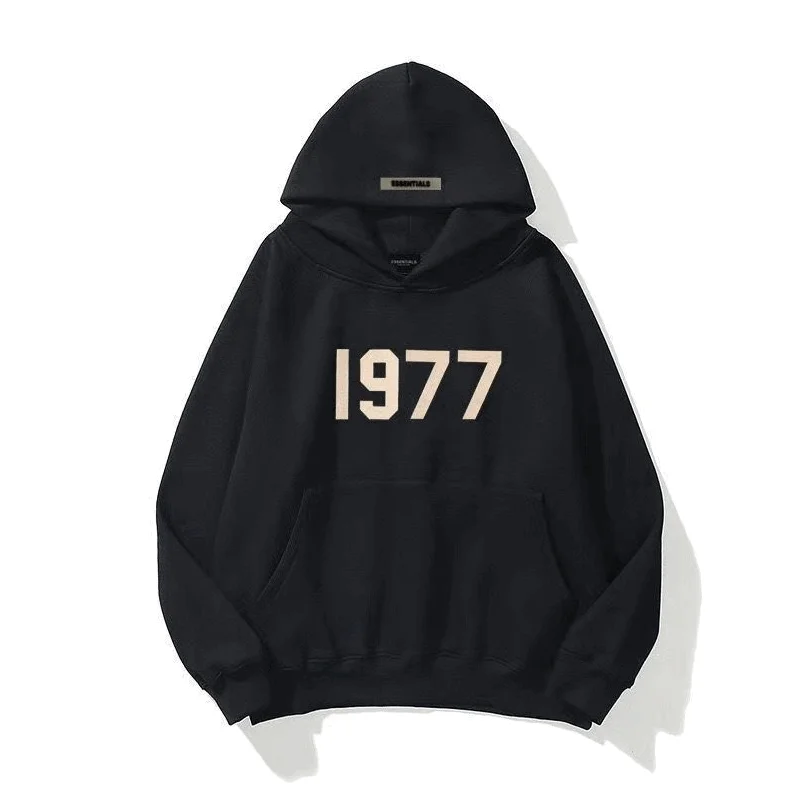 1977 Cotton Printed Hooded Pullovers Man Basic Sweatshirt Oversized Women Hoodies Luxury Brand Sportswear Solid Color Streetwear
1977 Cotton Printed Hooded Pullovers Man Basic Sweatshirt Oversized Women Hoodies Luxury Brand Sportswear Solid Color Streetwear